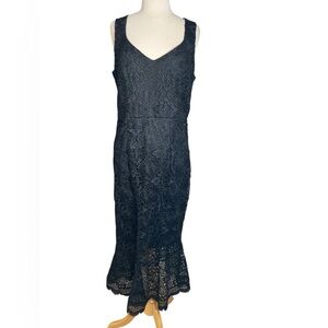 Black Label Black Lace Maxi Dress